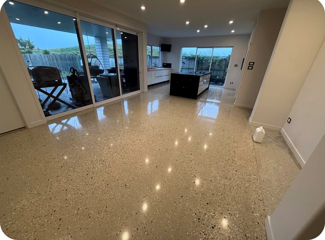 Medium Exposure concrete finish, 3 to 4mm of aggregate exposure