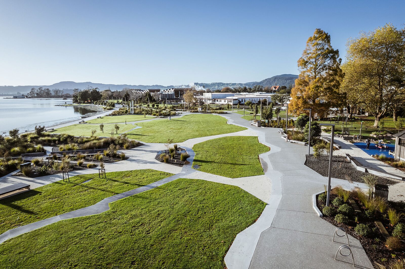 Heavy Exposure, 5mm plus concrete at Rotorua Lakefront, Rotorua